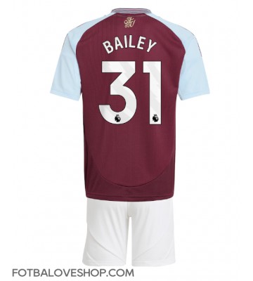 Aston Villa Leon Bailey #31 Dětské Domácí Dres 2024-25 Krátký Rukáv (+ trenýrky)